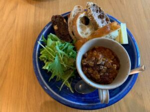 美唄のストウブのチリコンカン