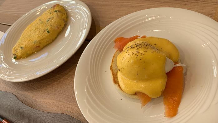 マリオット札幌の朝食（Restaurant LUONTO）のエッグステーションメニュー