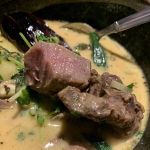 スープカリーイエローで食べたラム肉