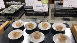 フォーポイントバイシェラトン函館の朝食の塩唐揚げです。