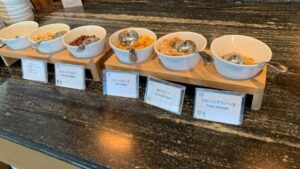 フォーポイントバイシェラトンの朝食会場のエボリューション。