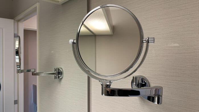 ウェスティンルスツリゾートの鏡