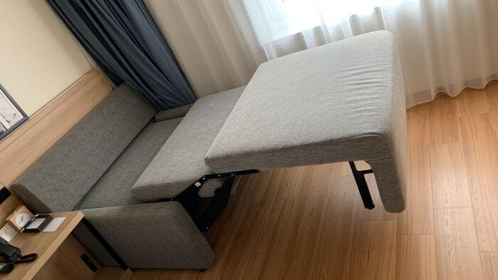 フェアフィールドバイマリオット札幌の客室のソファです！
