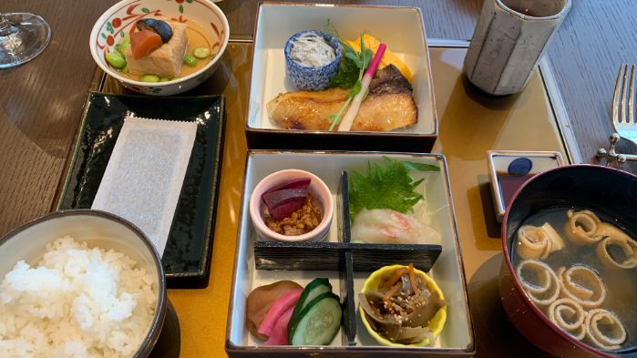 JWマリオットホテル奈良の朝食。