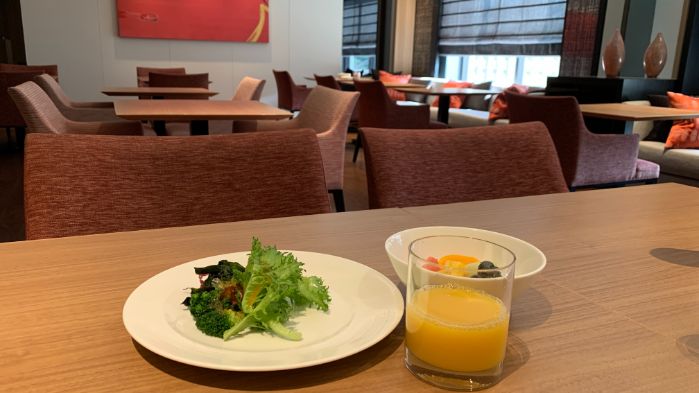 シェラトン都ホテル東京の朝食です。