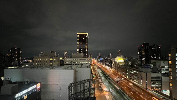 コートヤードバイマリオット大阪本町16階客室からの景色