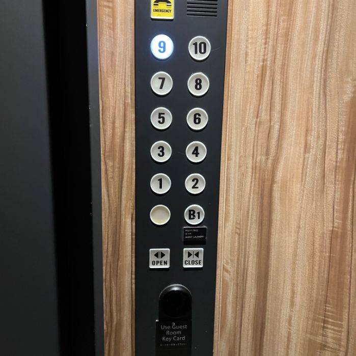 モクシー東京錦糸町のエレベーター