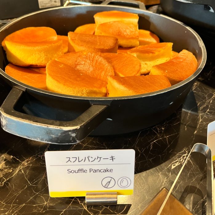 ウェスティン横浜の朝食の卵料理のメニュー
