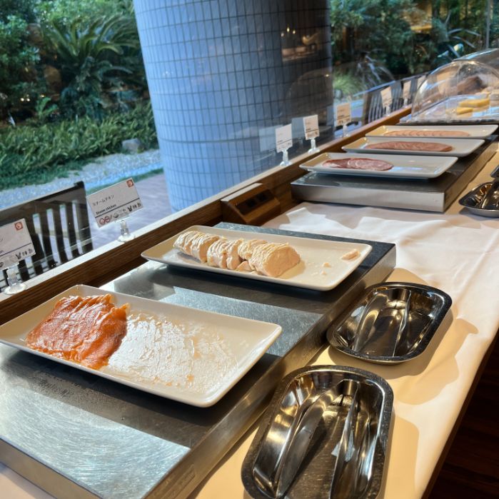 シェラトン東京ベイホテルの朝食会場のガレリアカフェ（各国料理）