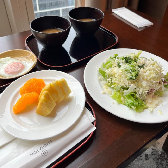 シェラトン都ホテル大阪のクラブラウンジ朝食（2024年6月）