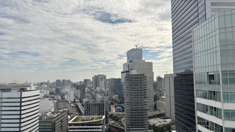 メズム東京エグゼクティブフロアからの景色