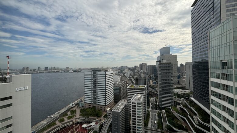 メズム東京エグゼクティブフロアからの景色