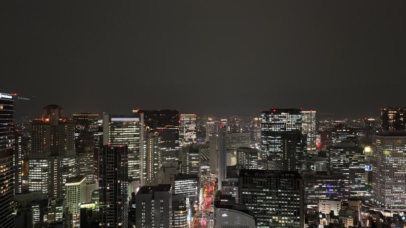 コンラッド大阪 ｜客室からの夜景