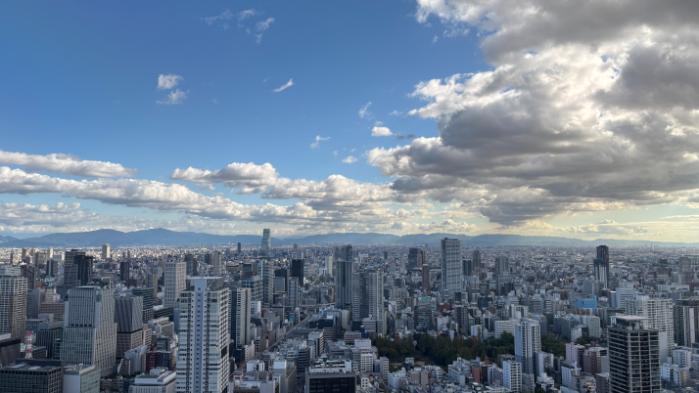 コンラッド大阪からのビュー