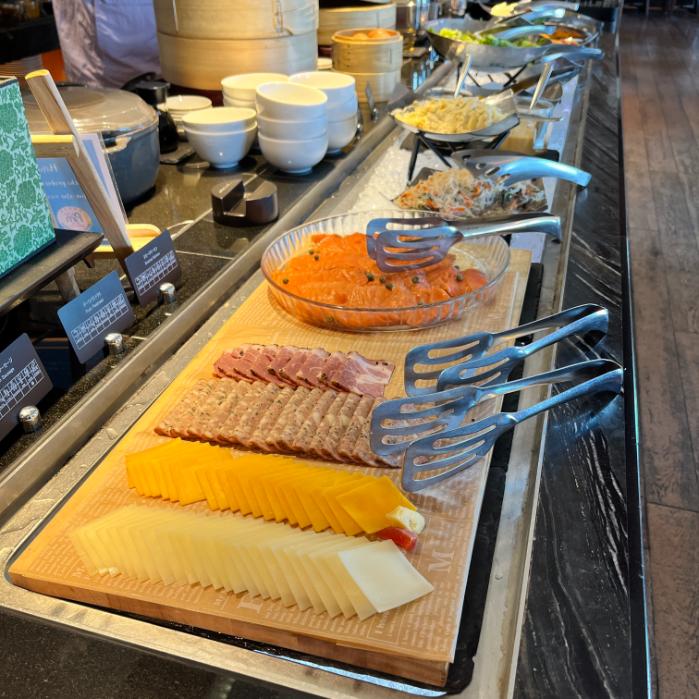 ヒルトン名古屋のラウンジ朝食