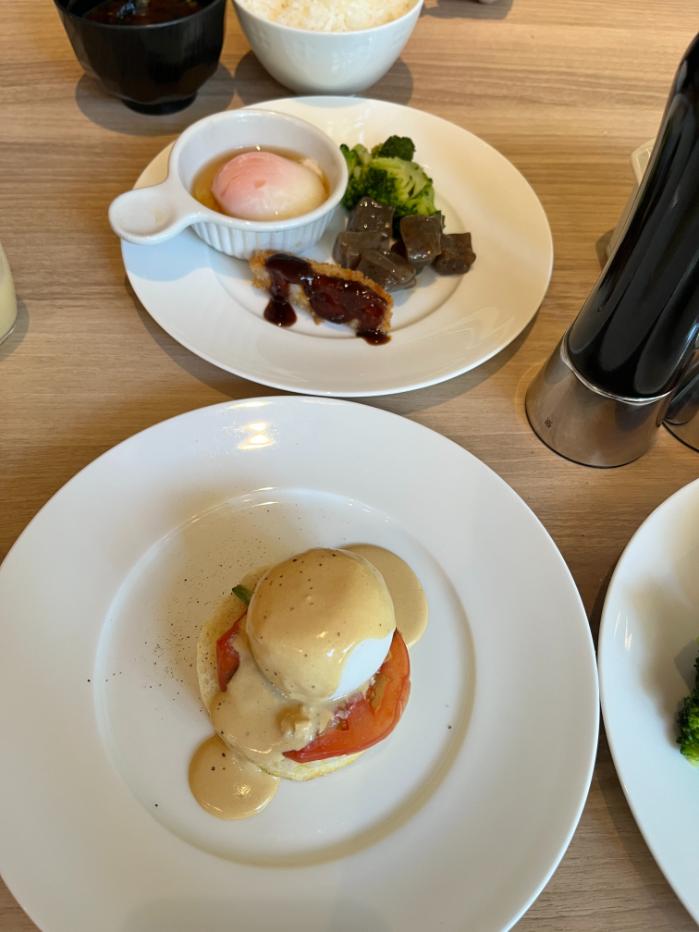 ヒルトン名古屋のラウンジ朝食