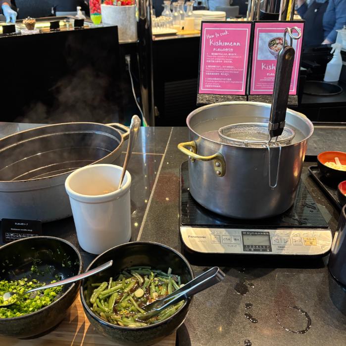 ヒルトン名古屋のラウンジ朝食