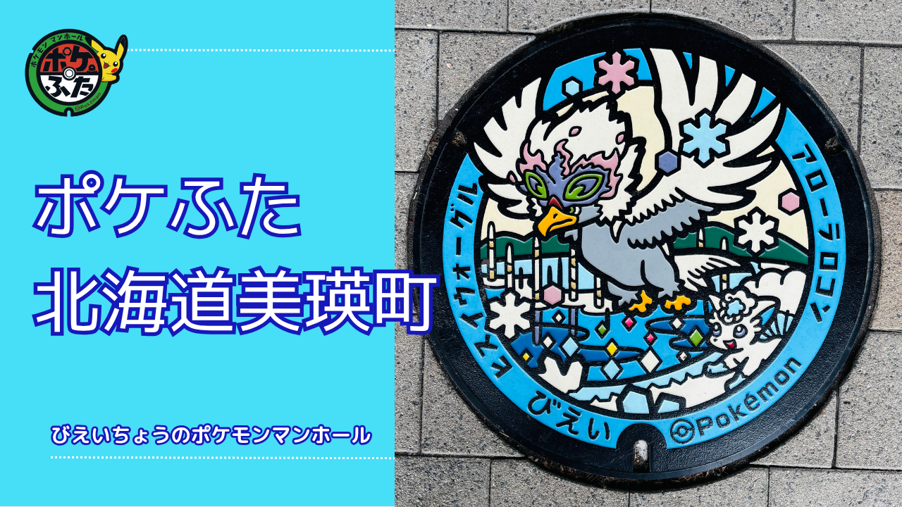 アローラロコンとヒスイウォーグルのポケフタ｜北海道美瑛町