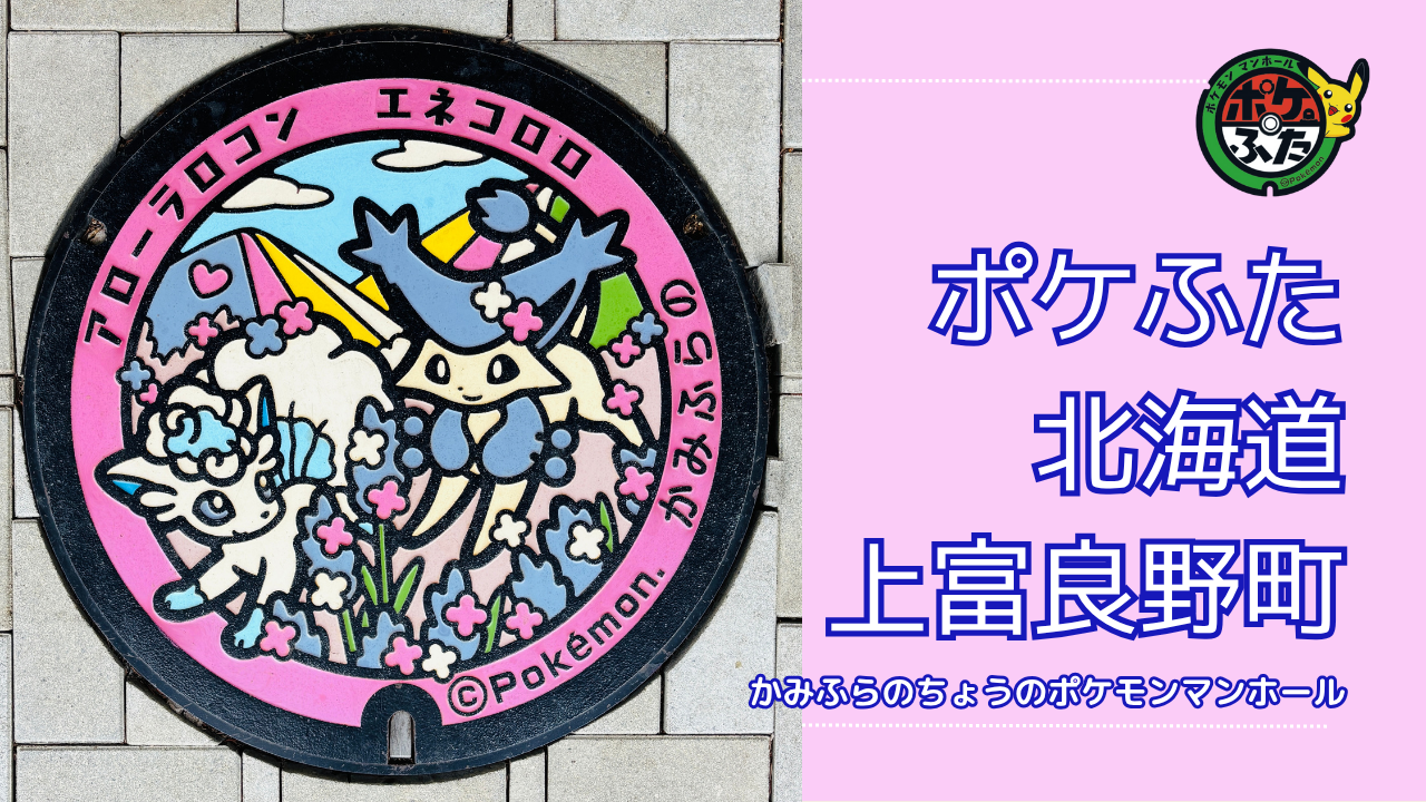 アローラロコンとエネコロロのポケフタ｜北海道上富良野町