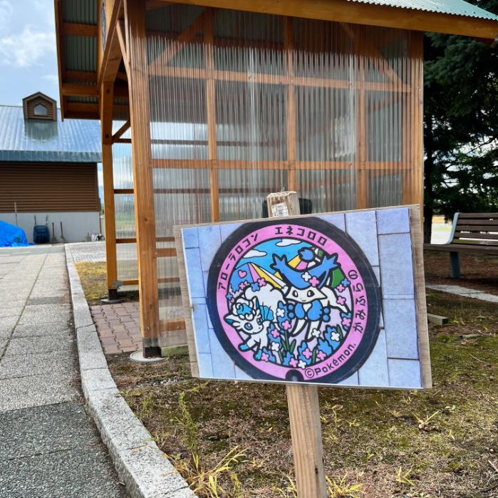 アローラロコンとエネコロロのポケフタ|北海道上富良野町
