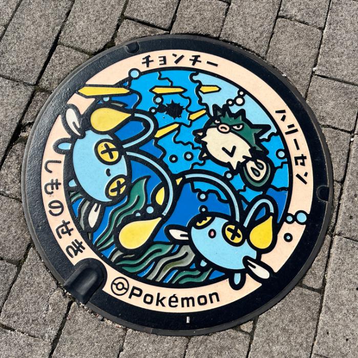 山口県下関市のポケフタ|チョンチー・ハリーセン