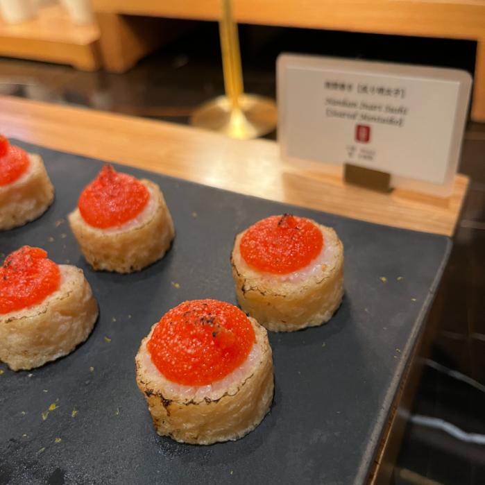 リッツカールトン福岡｜ディナー前のオードブルとカクテルドリンク