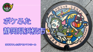 ポケふた「ポケモンマンホール」静岡県浜松市の設置場所は？｜浜松市の魅力も