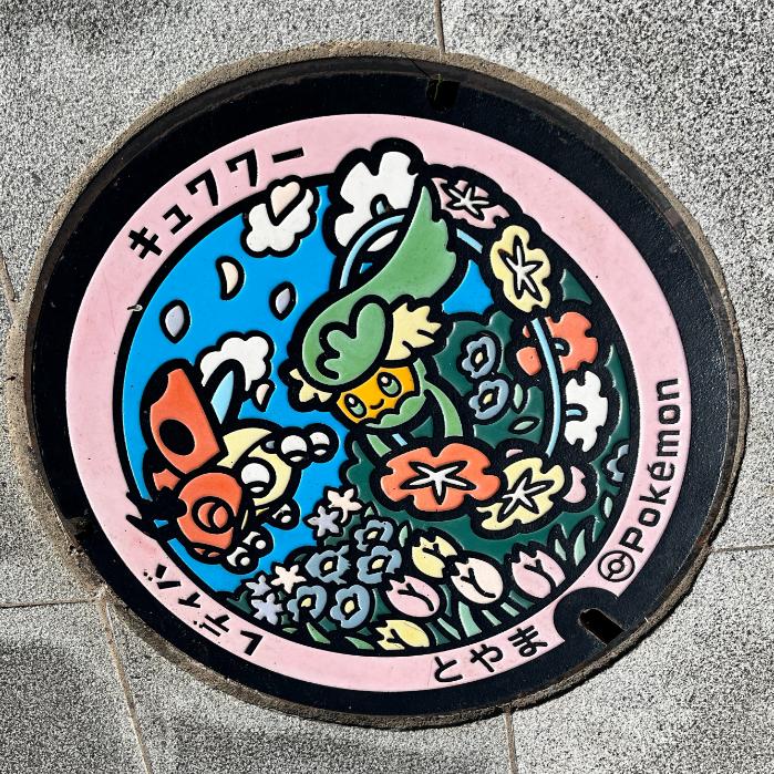 富山県富山市｜レディバ、キュワワーのポケふた